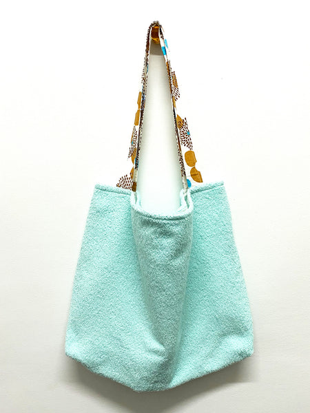 Aqua Towel Beach Bag