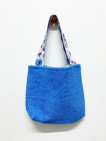 Blue Towel Beach Accessory Bag