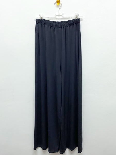 Charcoal Jersey Flare Pants