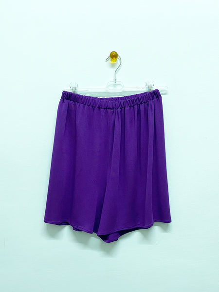 Violet Jersey Shorts