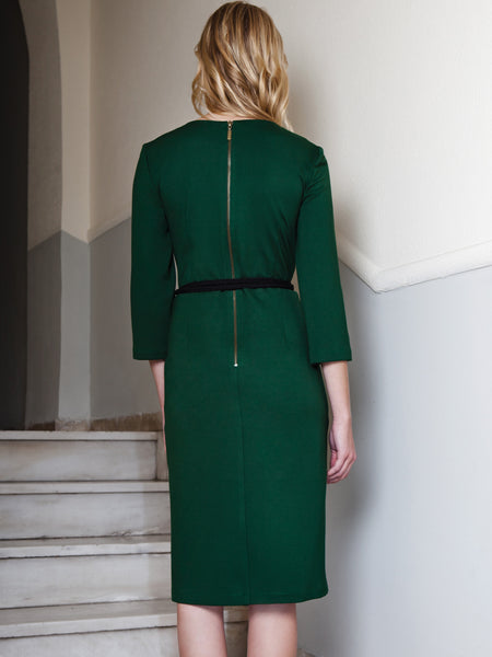 Green women's work dress online designer clothes sale | Samantha Sotos | Samantha Sotos Green women's work dress online designer clothes sale | Samantha Sotos | Samantha Sotos