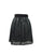Silver Black Foil Lace Party Skirt