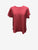 Coral Summer Top With Open Back