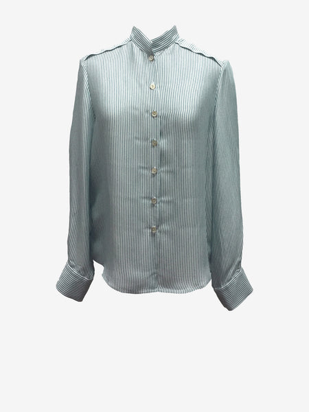 Striped Mint Signature Shirt