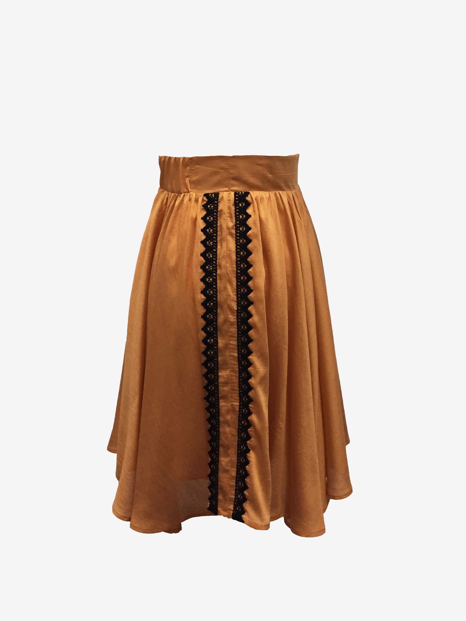 Orange Liberty Skirt