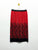 Red-Black Pleated Tube Skirt