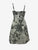 Cream-Black Print Summer Dress