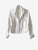 White Tailored Bomber Jacket