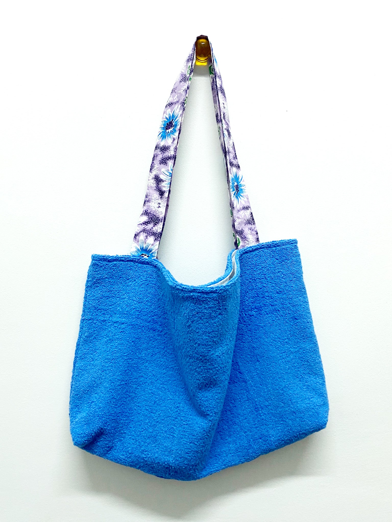 Blue Towel Beach Bag