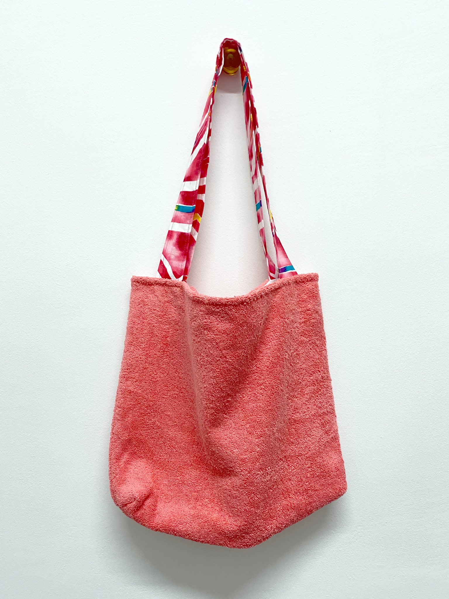 Coral Towel Beach Bag