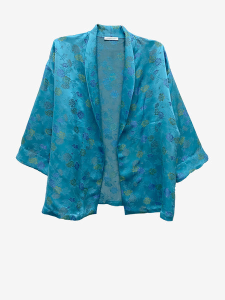 Turquoise Vintage Bohemian Robe Jacket