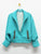 Aqua Tailored Bomber Jacket