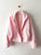 Pink Tailored Bomber Jacket