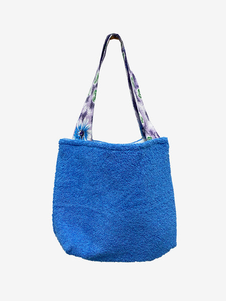 Blue Towel Beach Accessory Bag