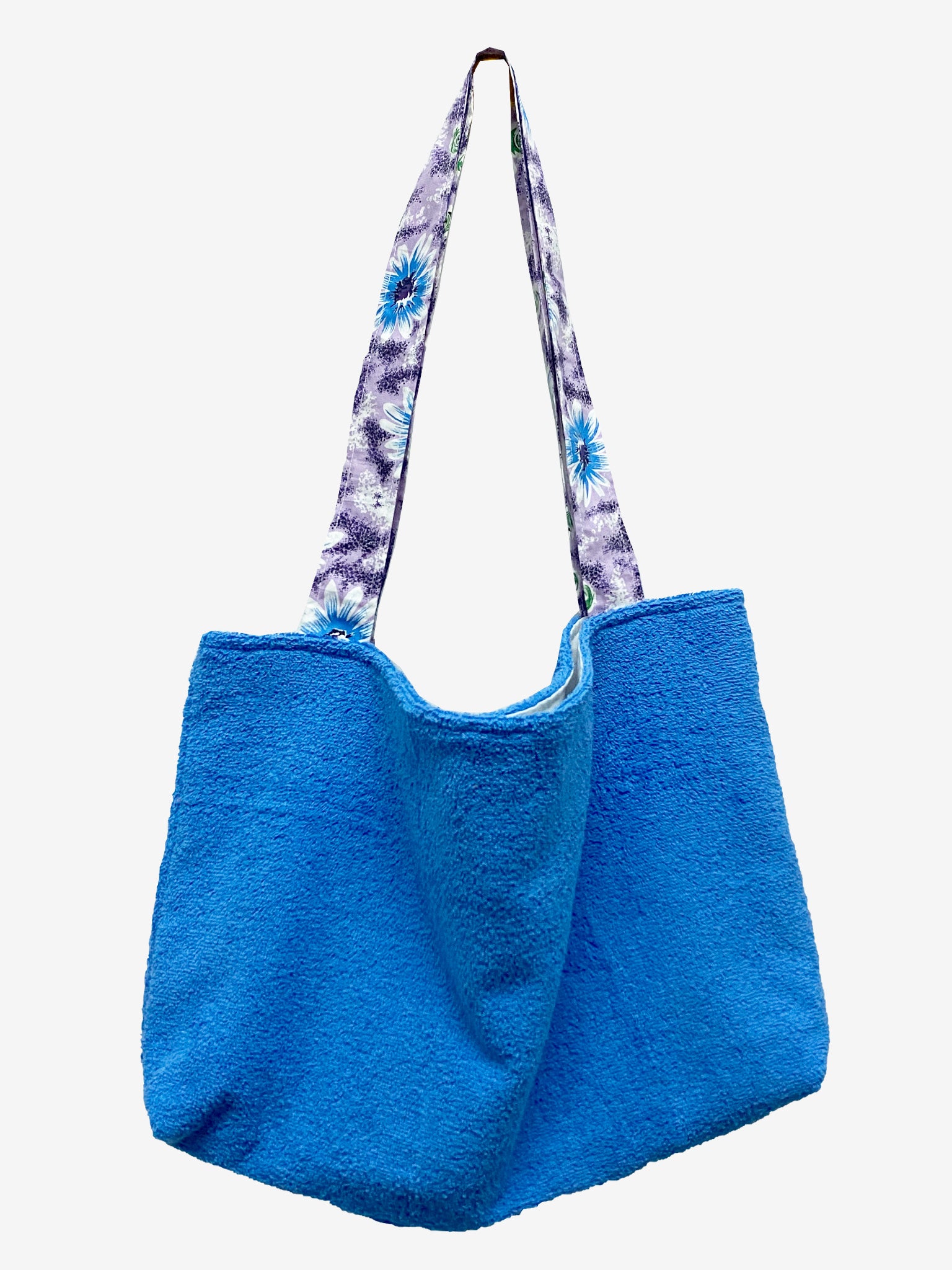 Blue Towel Beach Bag