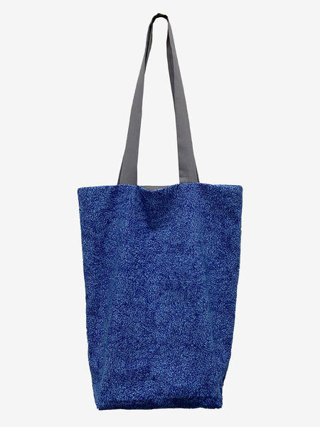 Blue Corduroy Aiko Tote Bag