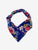 Handmade Summer Headband in Blue Floral