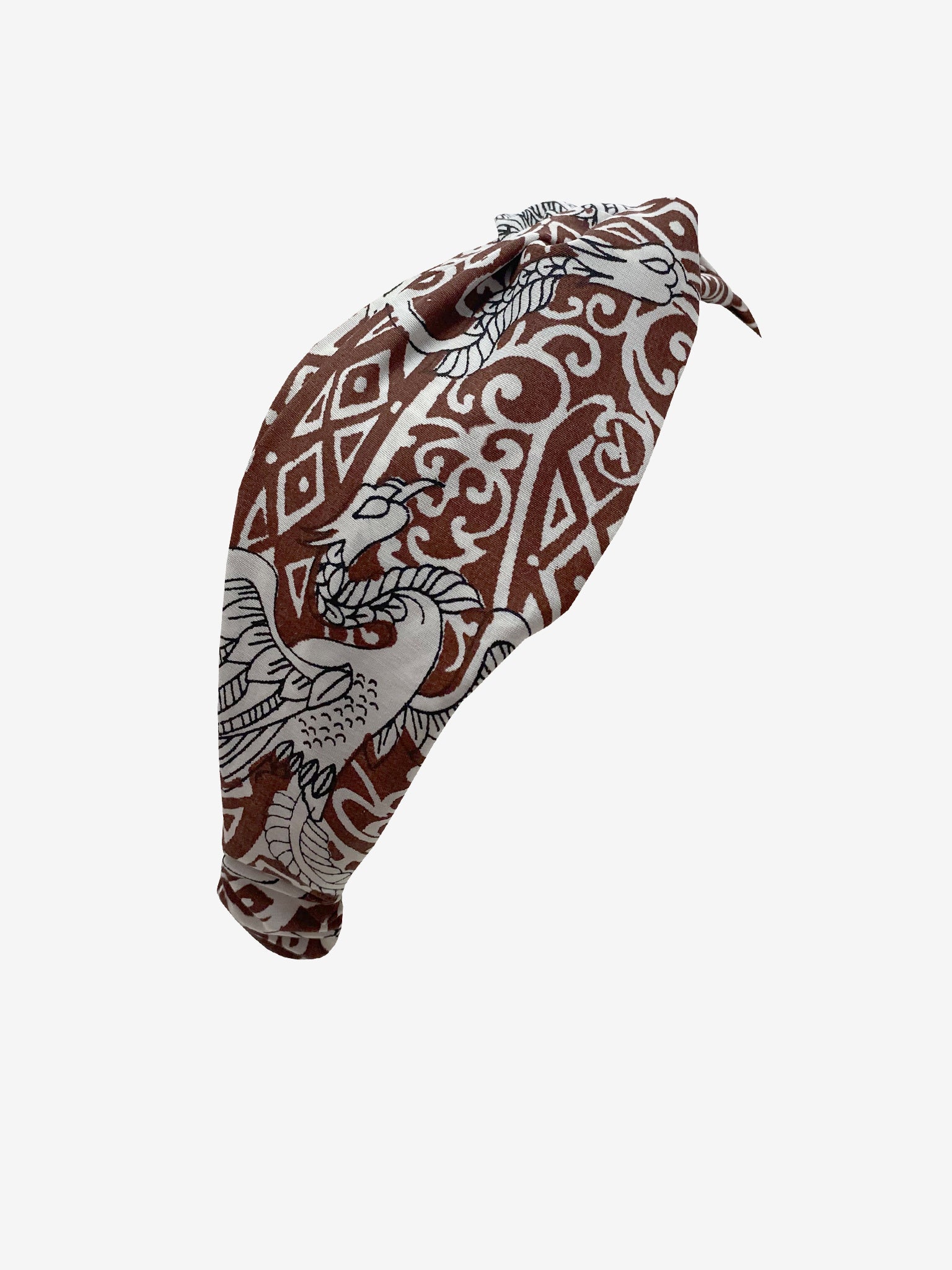Summer Headband in Tribal Brown Print