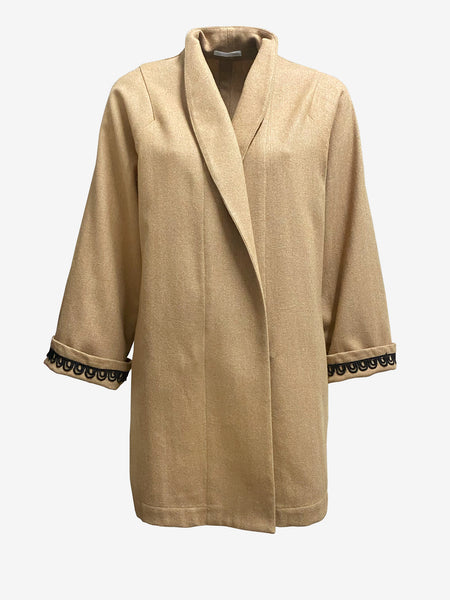 Short Winter Camel Coat