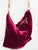 Cherry Silk Velvet Hand Warmer Bag