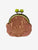 Handmade Coin Purse in Copper & Lime