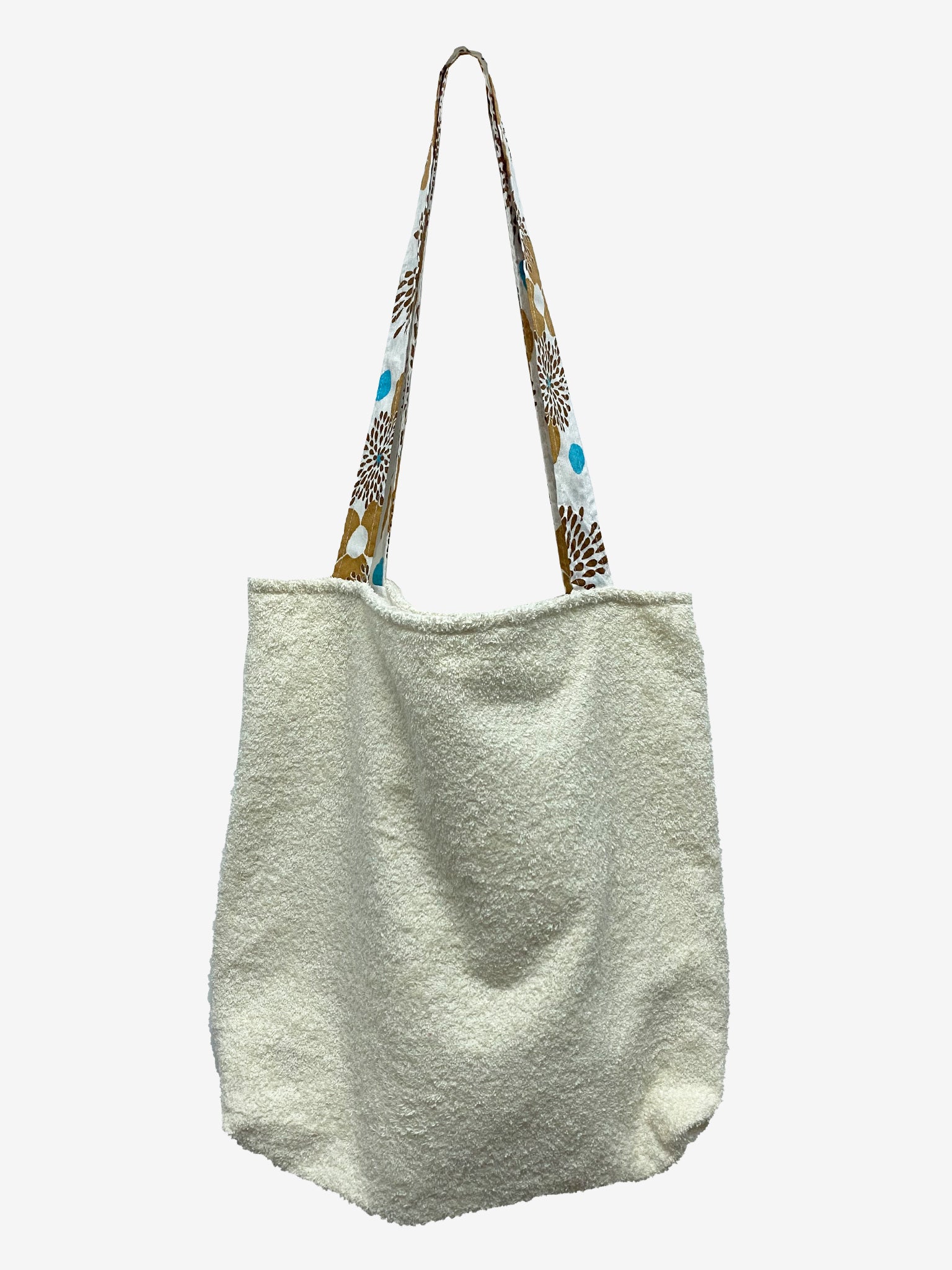 Ecru Square Towel Beach Bag