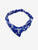 Summer Headband in Electric Blue-White Swirl