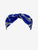 Summer Headband in Electric Blue-White Swirl