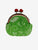 Handmade Coin Purse in Green & Red
