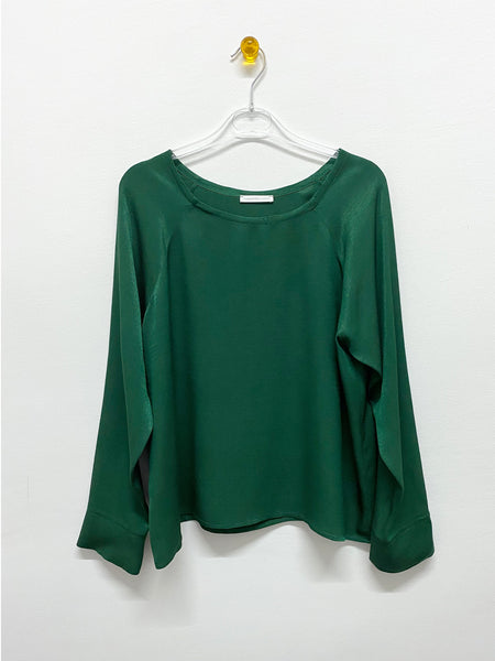 Green Smart Casual Blouse