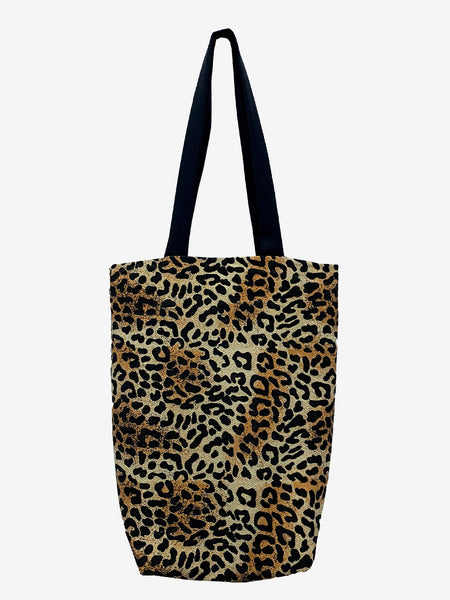 Leopard Earth Tote Bag