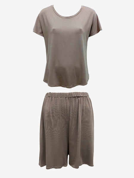Mocha Jersey Set