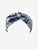 Summer Headband in Navy-White Lace Print