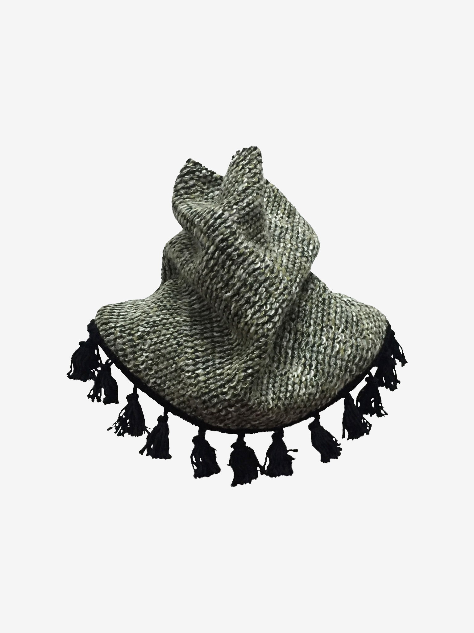 Olive Fringed Scarf For Boys And Girls