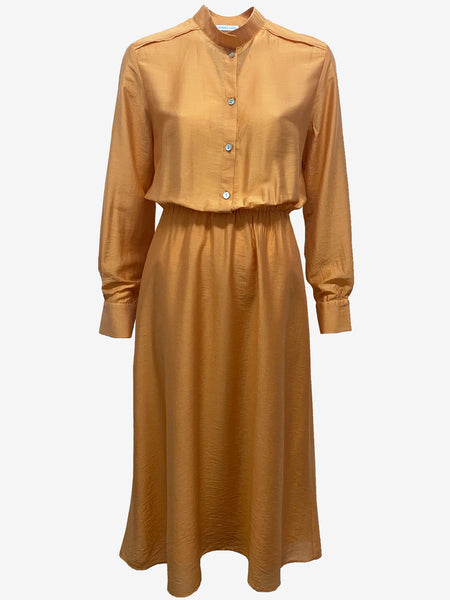 Sunset Silk Signature Shirt Dress