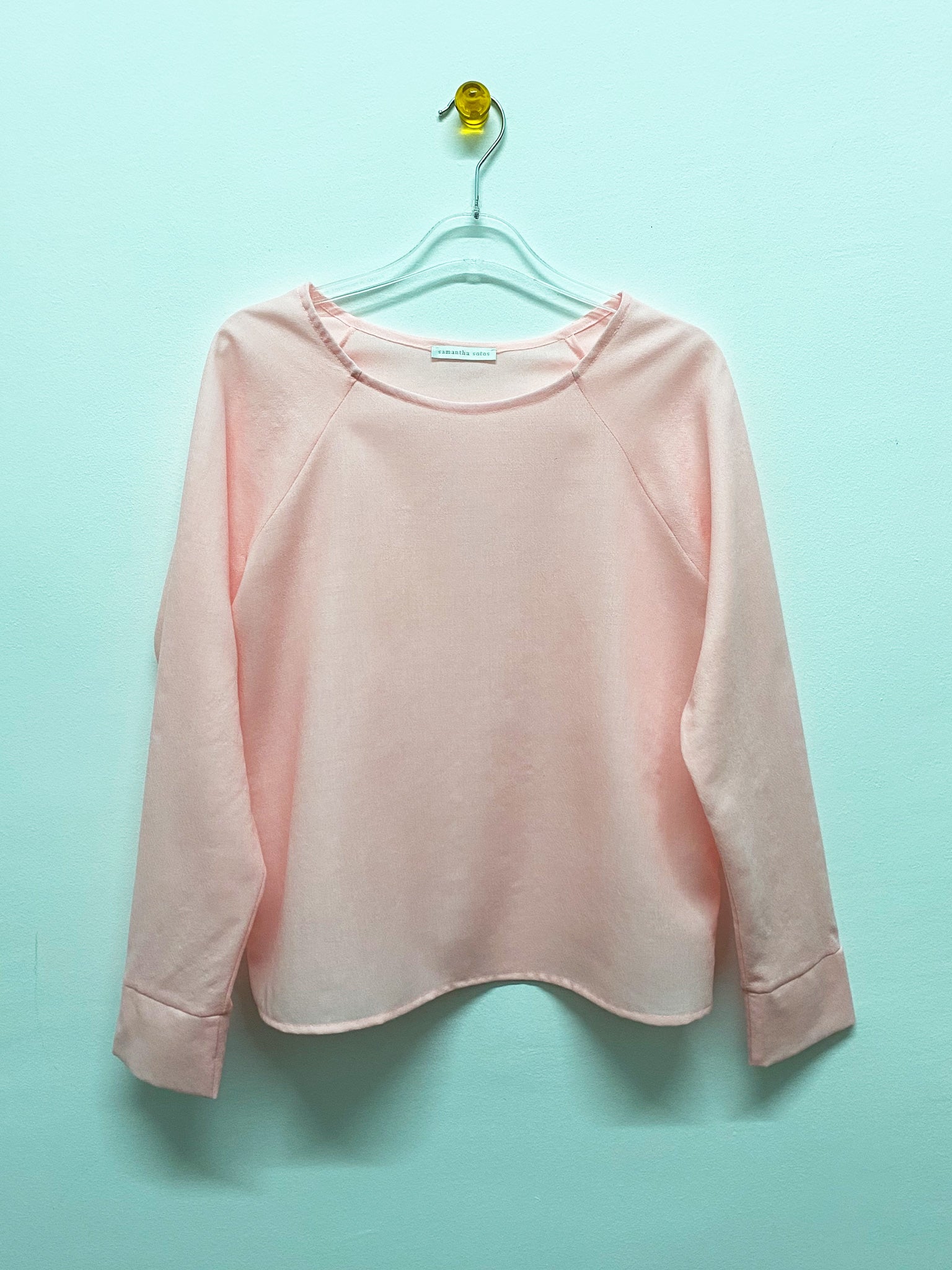 Pink Wool Smart Casual Blouse