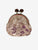 Handmade Coin Purse in Powder & Burgundy
