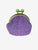 Handmade Coin Purse in Purple & Green