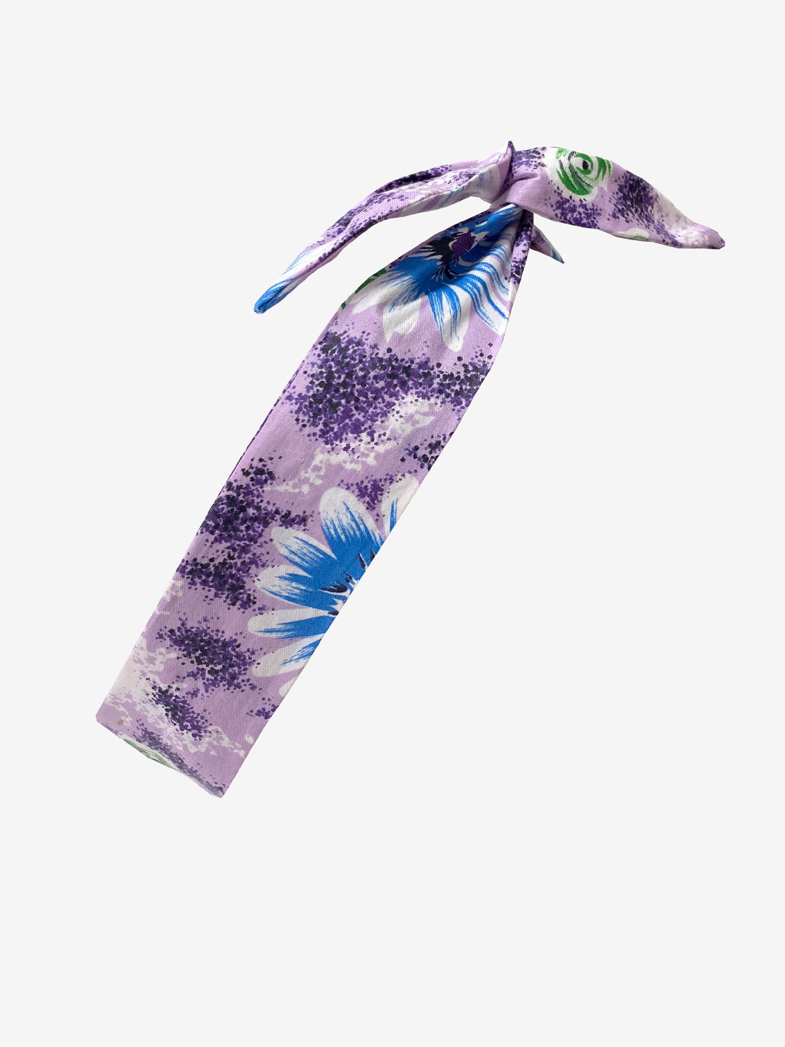 Wire Headband in Lilac Print