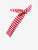 Wire Headband in Red-White Stripes