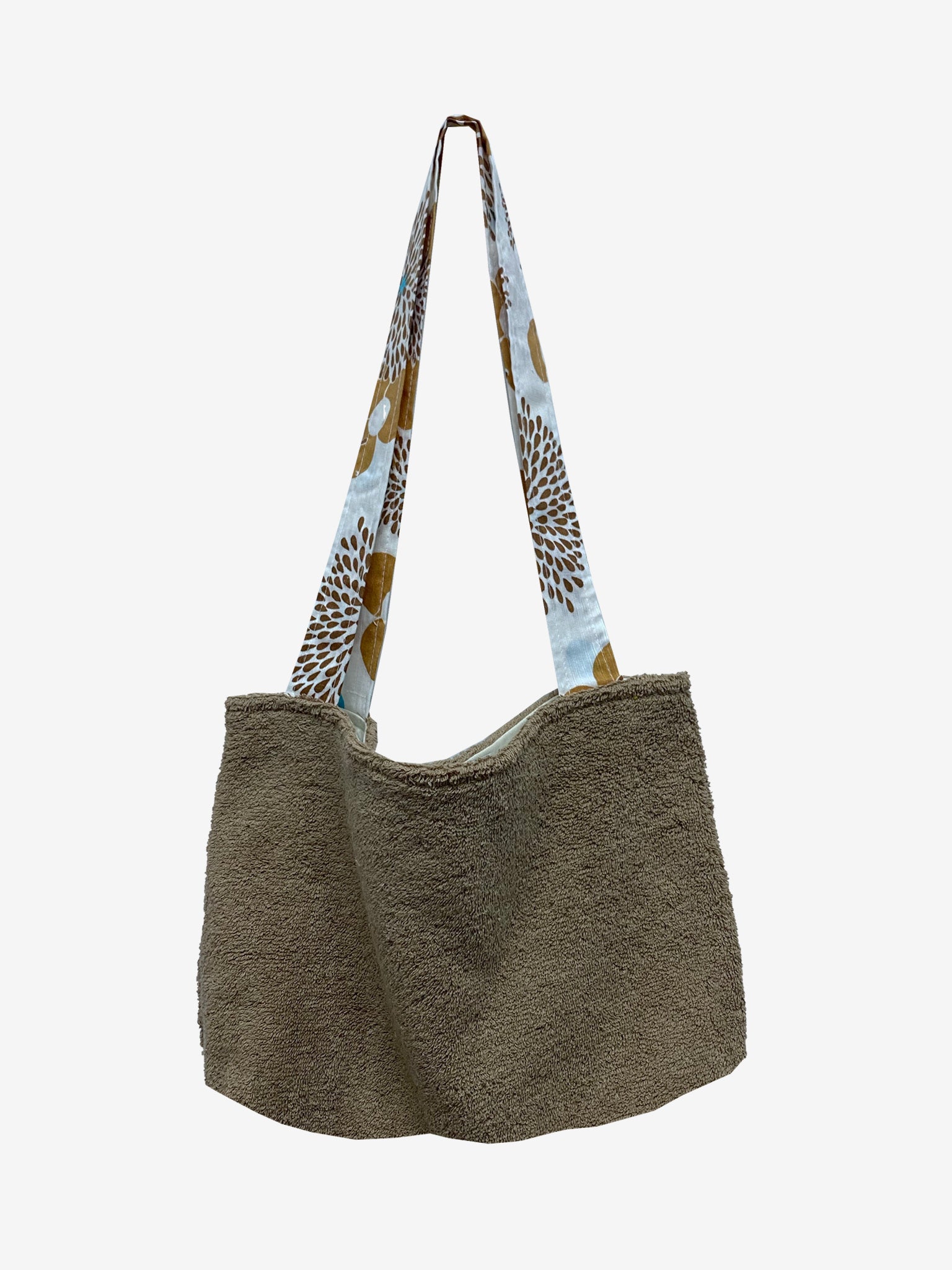 Mocha Towel Beach Accessory Bag