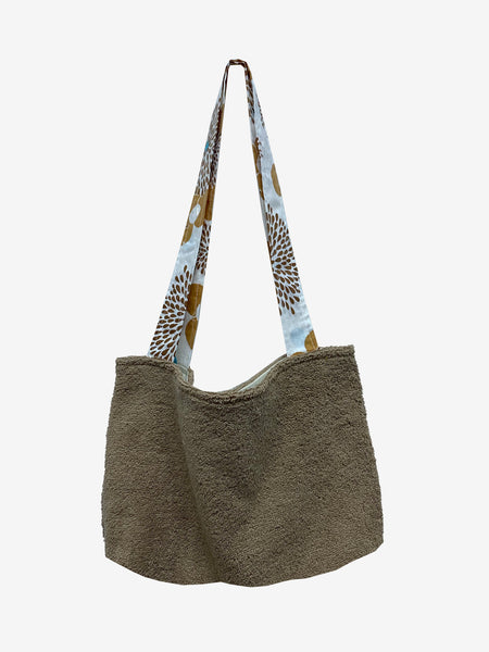 Mocha Towel Beach Accessory Bag