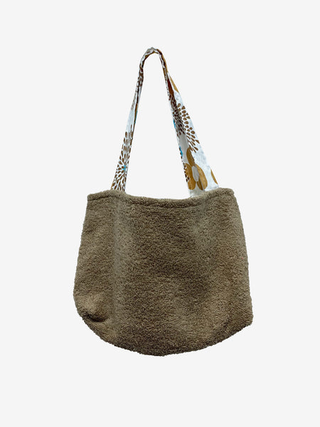 Mocha Towel Beach Mini Accessory Bag