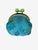 Handmade Coin Purse in Turquoise & Green