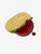 Handmade Coin Purse in Lemon & Red