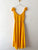 Yellow Fluid Dress