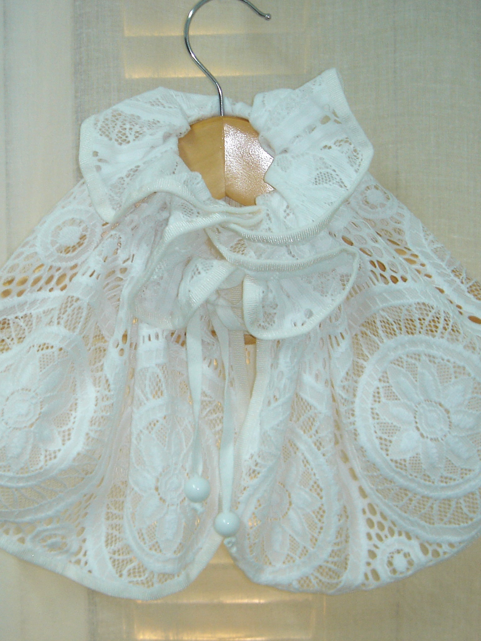 White Lace Poncho