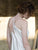 Cowl Neck Wedding Gown