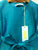 Turquoise Silk Trench Coat