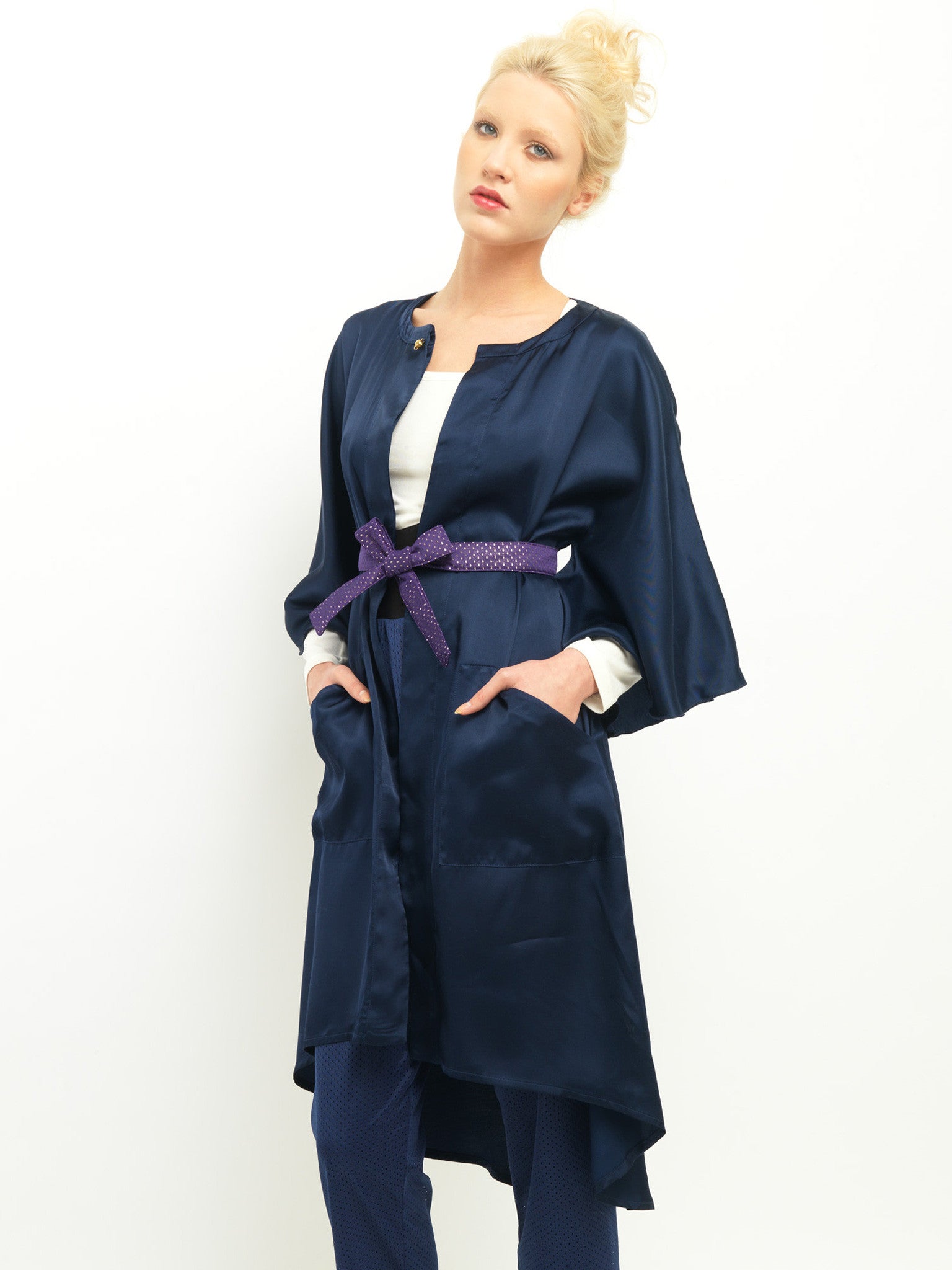 Draping Trench Coat